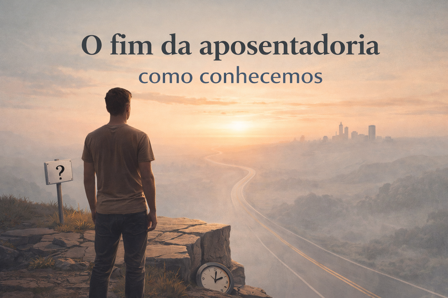 reflexao sobre o futuro da aposentadoria e planejamento financeiro de longo prazo