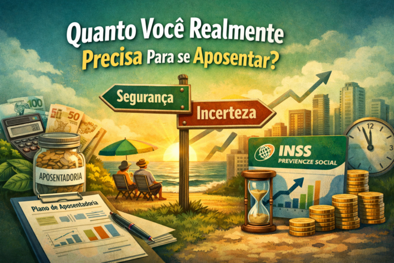 quanto preciso para me aposentar cálculo exemplo Brasil